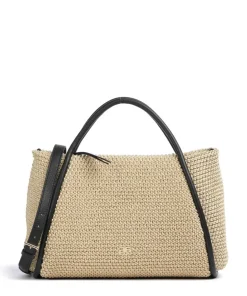 Maglia Raffia Willow Handtasche Bast natur/schwarz