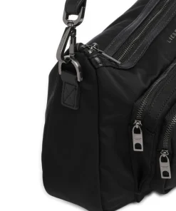 Maia Nylon M Schultertasche Nylon schwarz