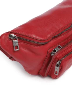 Maia Sheep Natural M Gürteltasche Schafsleder dunkelrot