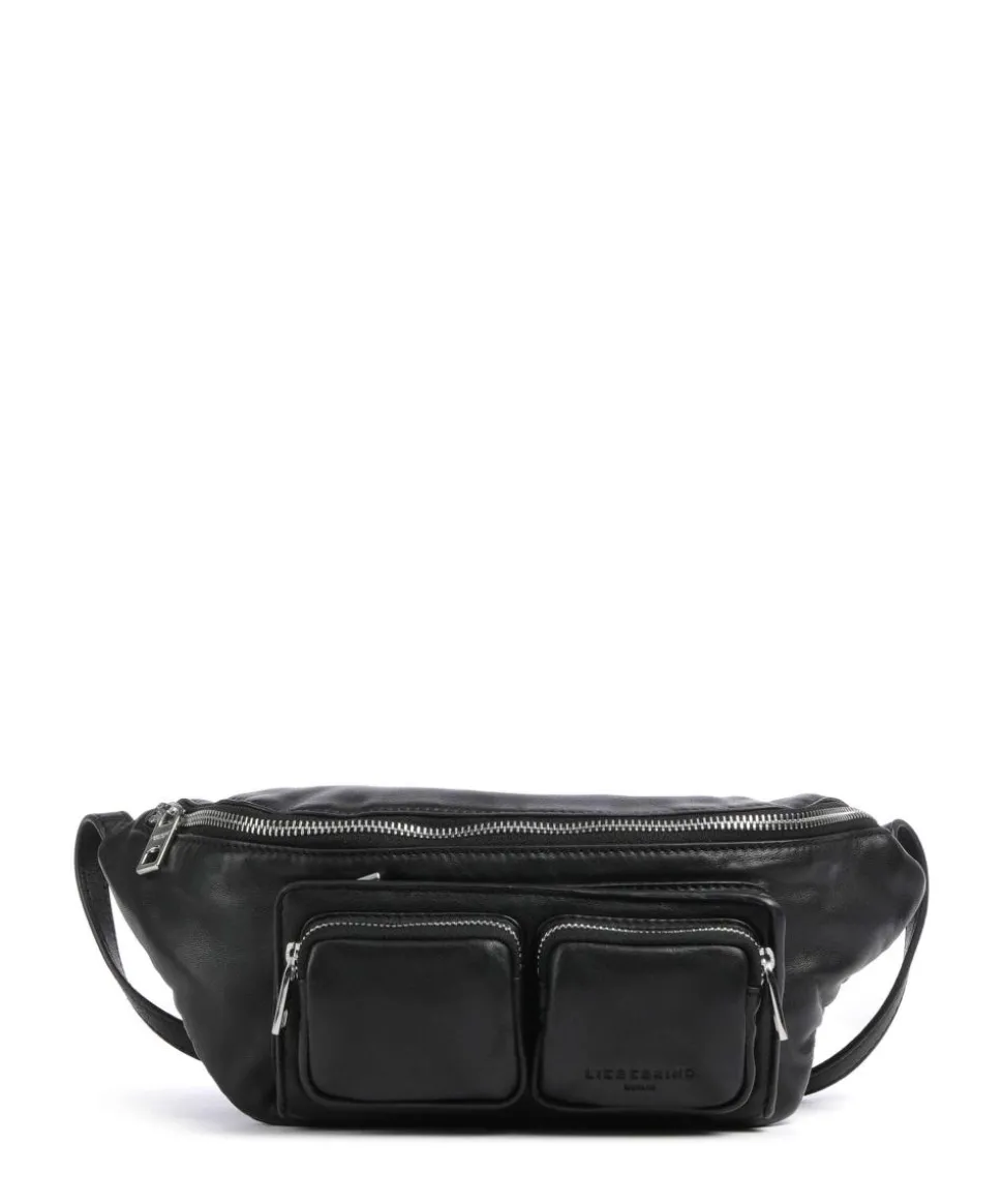 Maia Sheep Natural M Gürteltasche Schafsleder schwarz