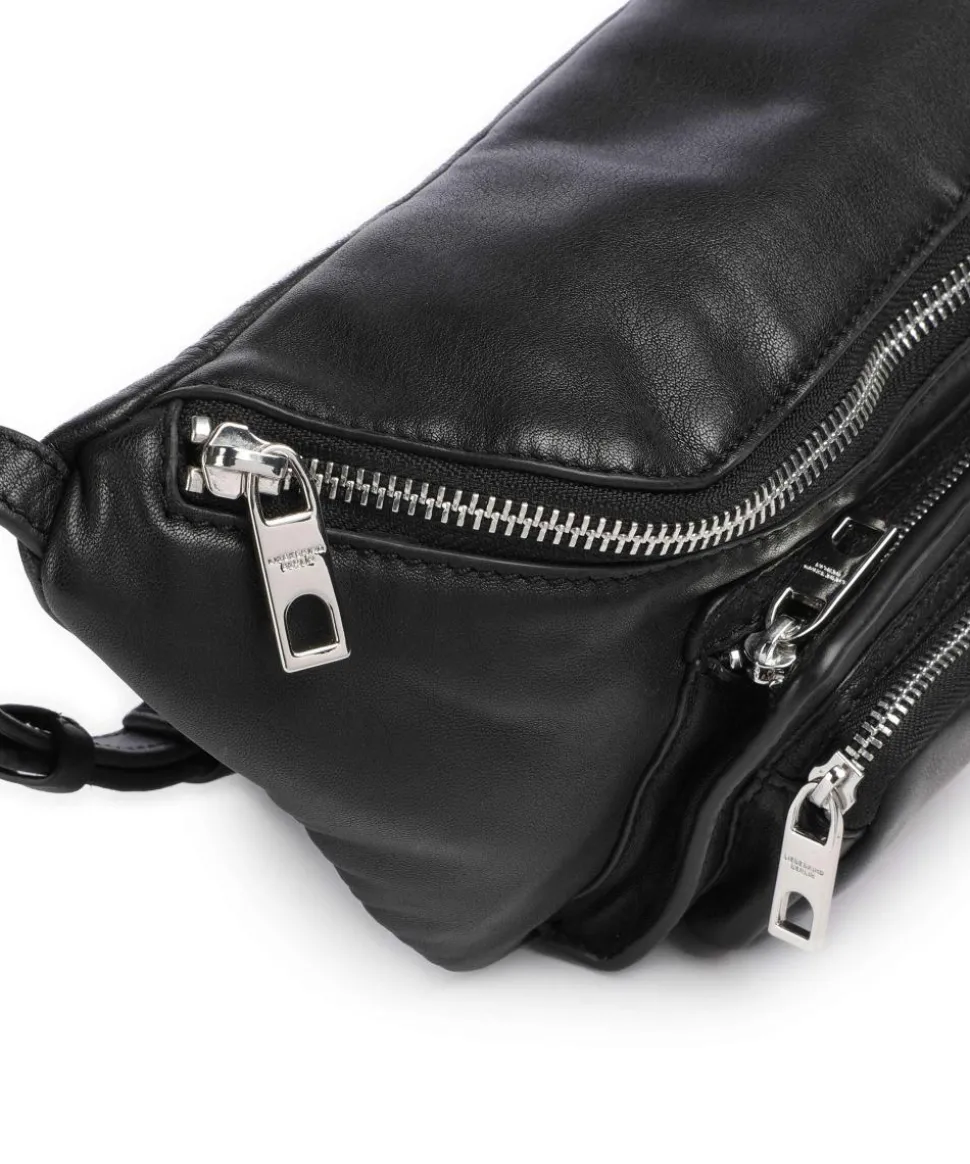 Maia Sheep Natural M Gürteltasche Schafsleder schwarz