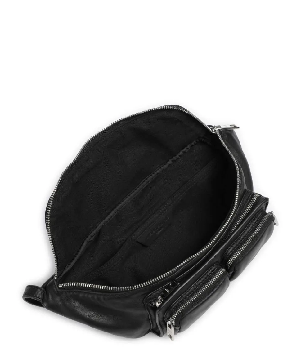 Maia Sheep Natural M Gürteltasche Schafsleder schwarz