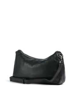 Maia Sheep Natural M Schultertasche Schafsleder schwarz