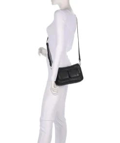 Maia Sheep Natural S Schultertasche Schafsleder schwarz