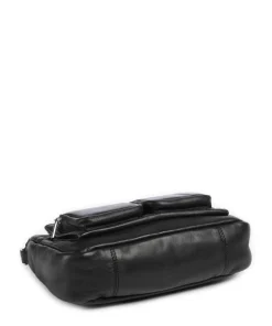 Maia Sheep Natural S Schultertasche Schafsleder schwarz