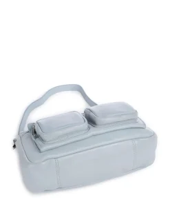 Maia Sheep Natural S Schultertasche Schafsleder hellblau