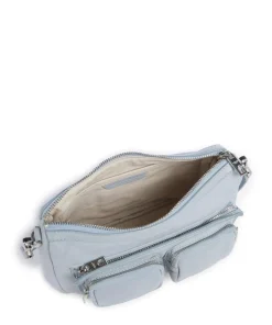 Maia Sheep Natural S Schultertasche Schafsleder hellblau