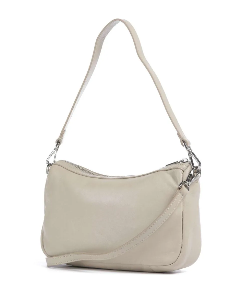 Maia Sheep Natural S Schultertasche Schafsleder beige