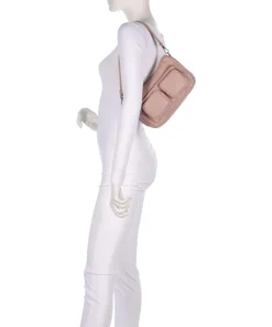 Maia Sheep Natural S Schultertasche Schafsleder altrosa