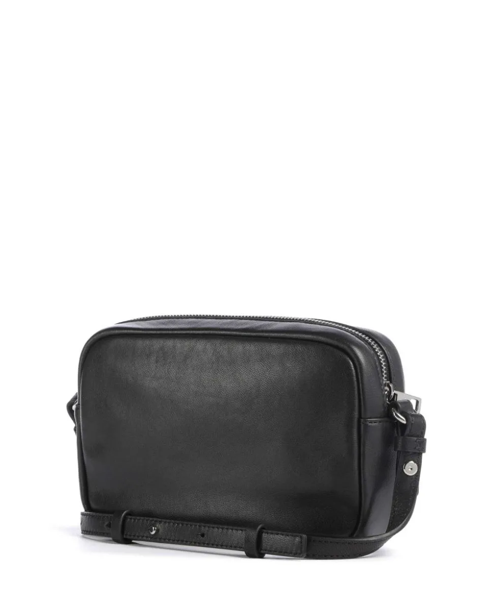 Maia Sheep Natural S Umhängetasche Schafsleder schwarz