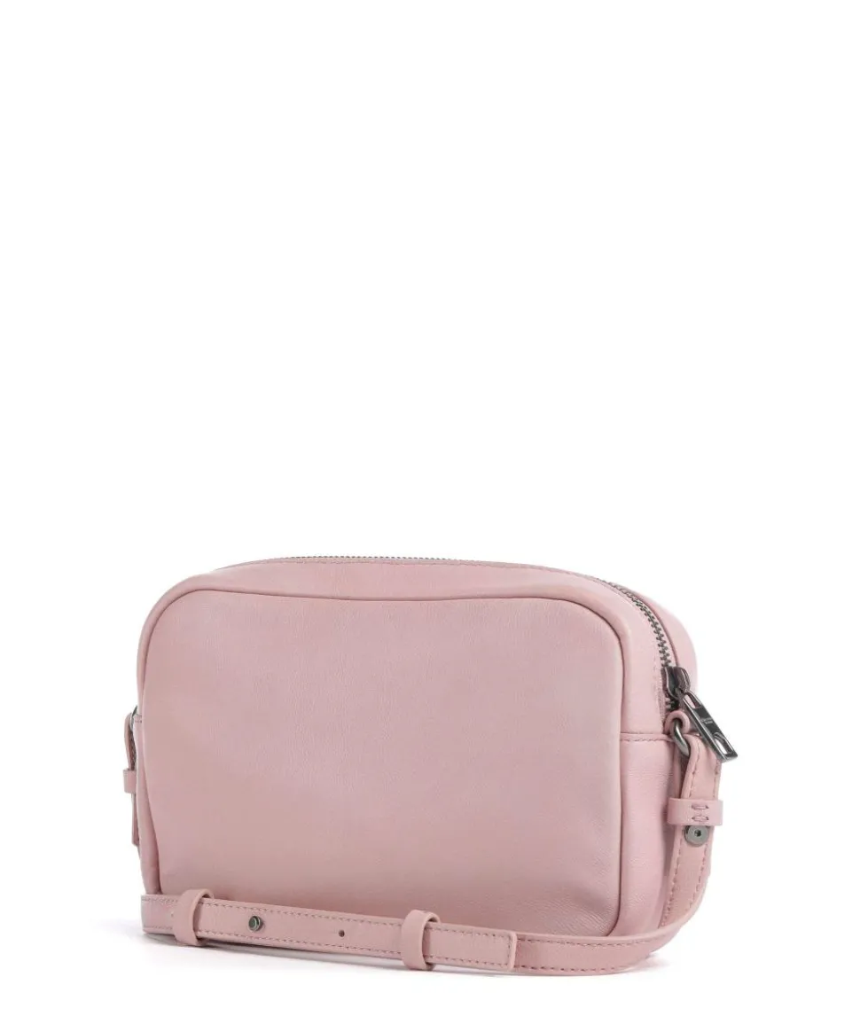Maia Sheep Natural S Umhängetasche Schafsleder altrosa