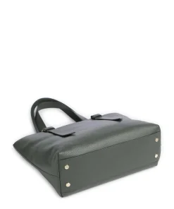 Malory Shopper genarbtes Leder dunkelgrün