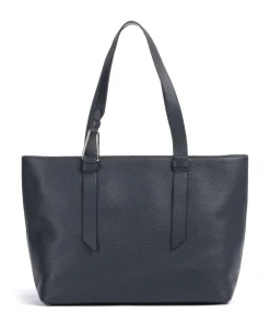 Malory Shopper genarbtes Rindsleder navy
