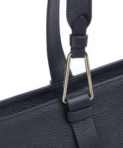 Malory Shopper genarbtes Rindsleder navy