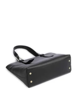 Malory Shopper genarbtes Leder schwarz