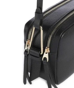 Malory Umhängetasche genarbtes Rindsleder schwarz