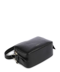 Malory Umhängetasche genarbtes Rindsleder schwarz