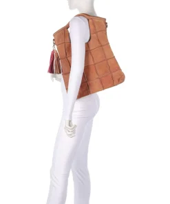 Malvengasse 1 Shopper Schafsleder braun