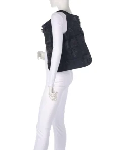 Malvengasse 1 Shopper Schafsleder navy