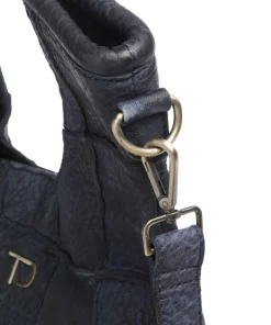 Malvengasse 1 Shopper Schafsleder navy