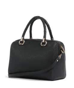 Manhattan Handtasche Lederimitat schwarz