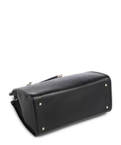 Manhattan M Handtasche Lederimitat schwarz