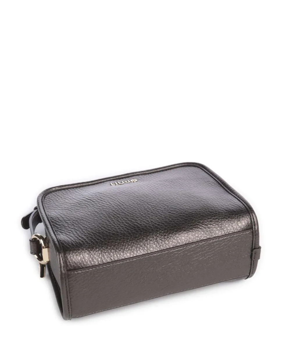 Manhattan M Umhängetasche Lederimitat dunkelbraun