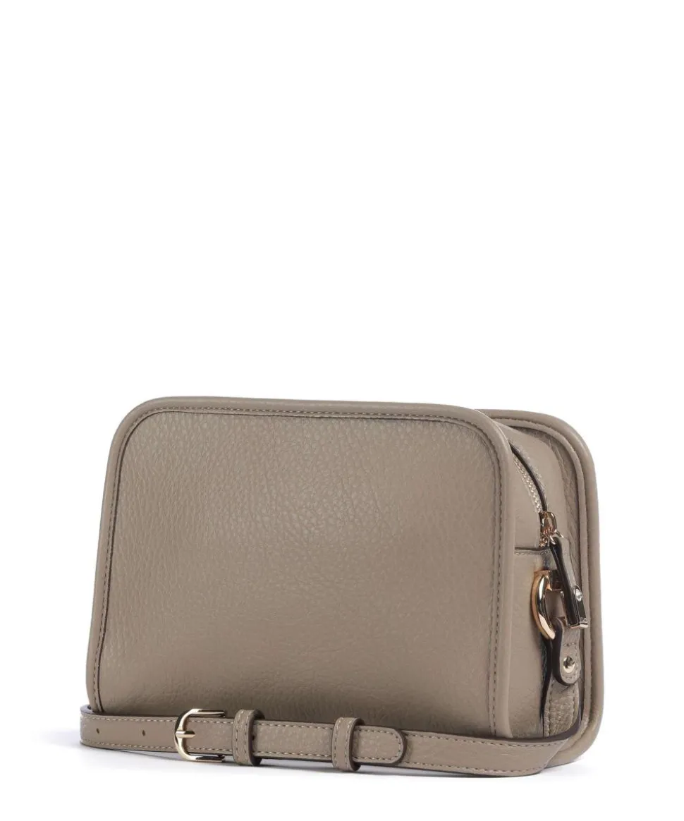 Manhattan M Umhängetasche Lederimitat taupe