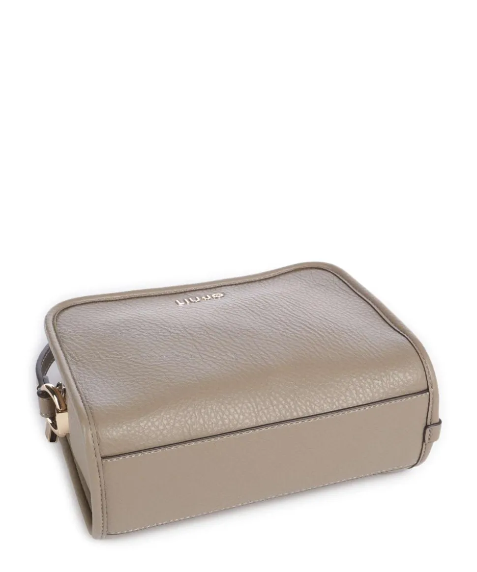 Manhattan M Umhängetasche Lederimitat taupe