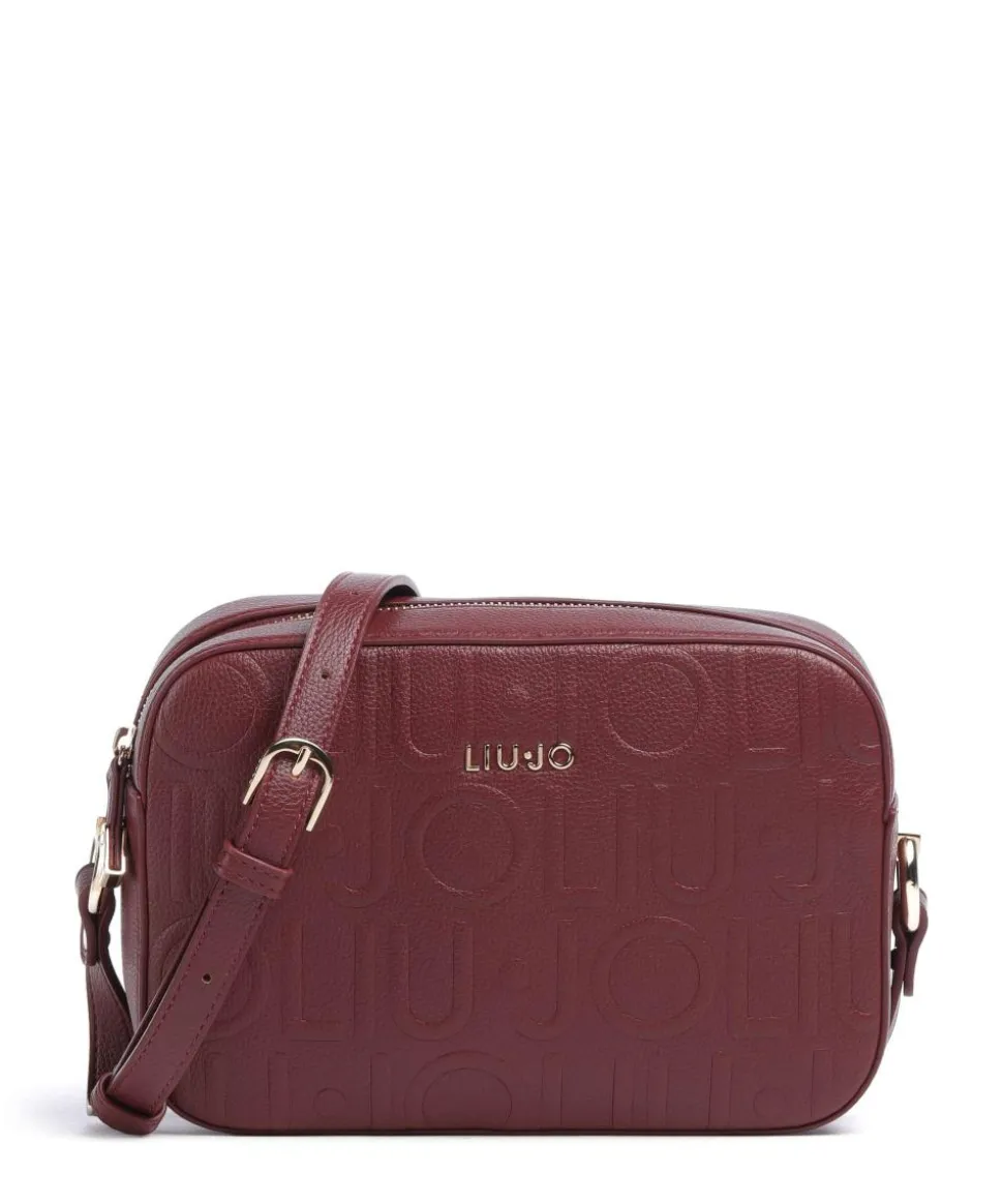 Manhattan M Umhängetasche Lederimitat wein