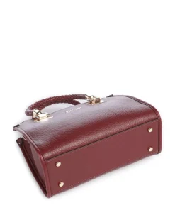 Manhattan S Handtasche Lederimitat wein