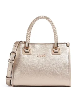 Manhattan S Handtasche Lederimitat gold