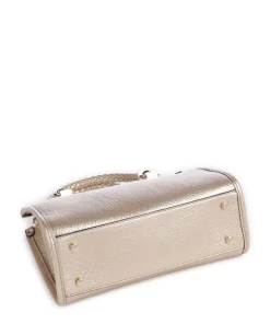 Manhattan S Handtasche Lederimitat gold