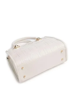 Manhattan S Handtasche Lederimitat elfenbein