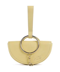 Mara Clutch fein genarbtes Rindsleder gelb