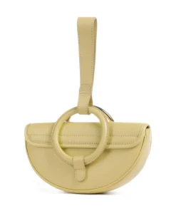 Mara Clutch fein genarbtes Rindsleder gelb