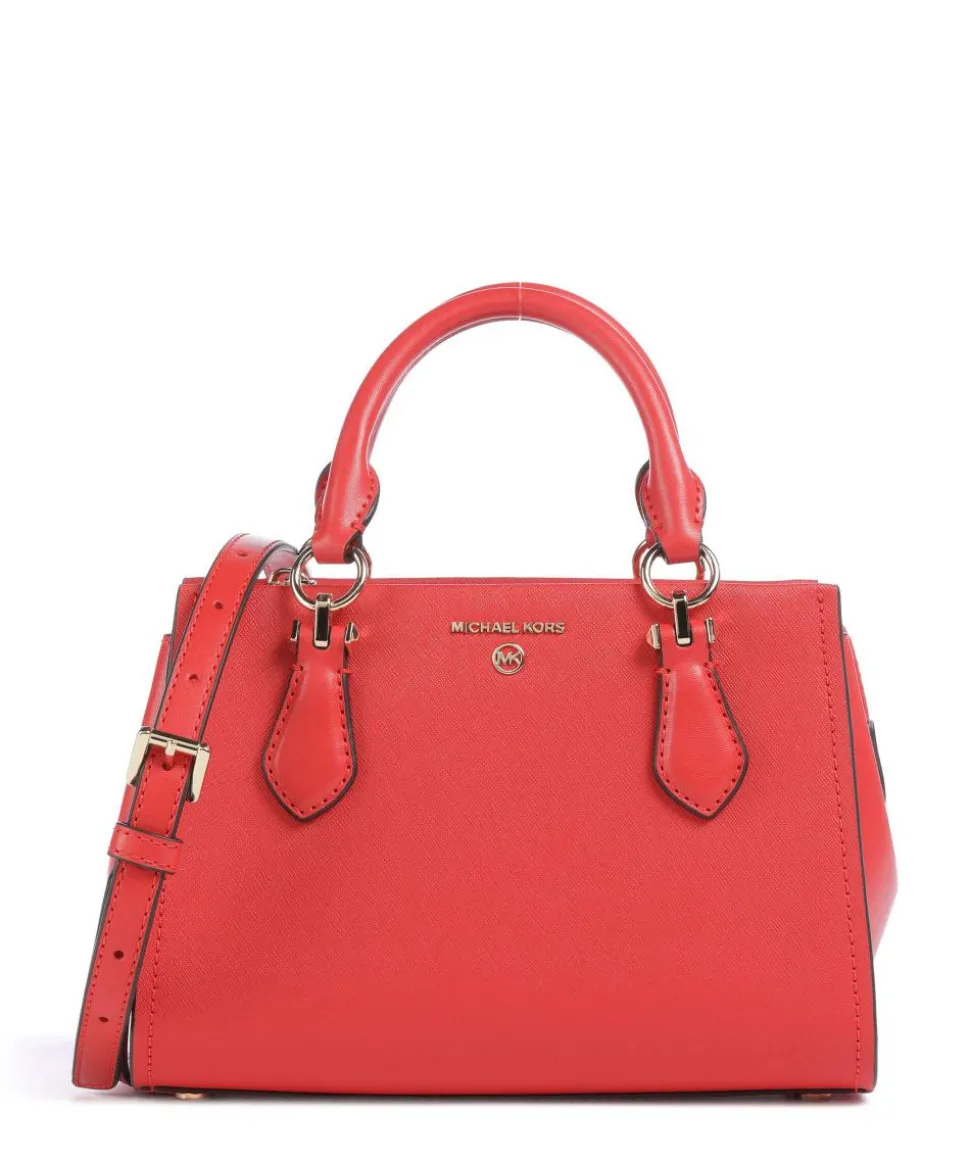 Marilyn Handtasche Saffiano-Rindsleder rot