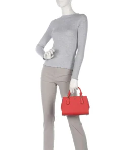 Marilyn Handtasche Saffiano-Rindsleder rot