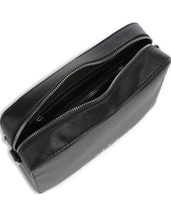 Marnier Umhängetasche Lederimitat schwarz