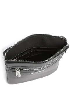 Marnier Umhängetasche Lederimitat schwarz