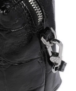 Maxi Cocco Kaia Umhängetasche geprägtes Rindsleder schwarz