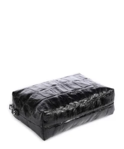 Maxi Cocco Kaia Umhängetasche geprägtes Rindsleder schwarz