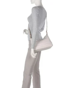 Mazzolino Catena Aimee Schultertasche Lederimitat hellgrau