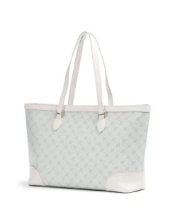 Mazzolino Diletta Mariella Shopper Lederimitat hellblau