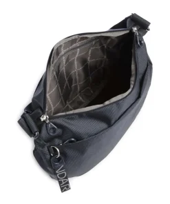 MD20 Schultertasche Polyester schwarz/blau