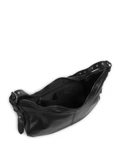 Me and My Bag Beuteltasche fein genarbtes Leder schwarz