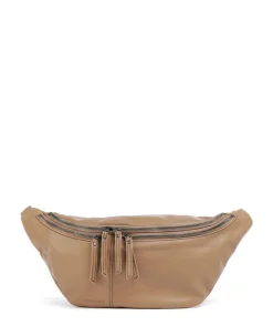 Me and My Bag Umhängetasche fein genarbtes Leder karamellbraun