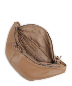 Me and My Bag Umhängetasche fein genarbtes Leder karamellbraun