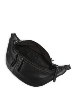 Me and My Bag Umhängetasche fein genarbtes Leder schwarz