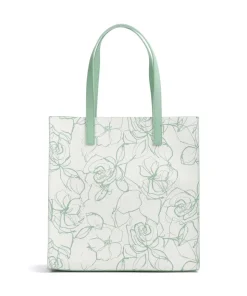 Meaicon Shopper Lederimitat weiß